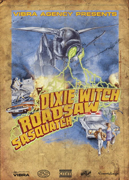 Dixie Witch, Roadsaw & Sasquatch Euro Tour