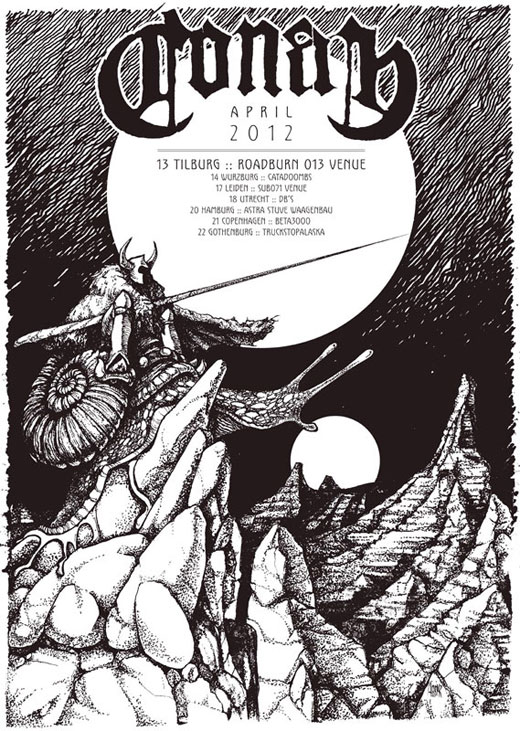 Conan – Euro Tour 2012 Flyer