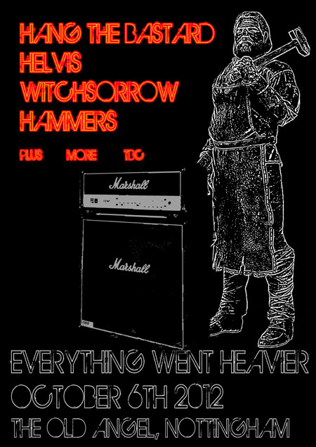 Everything Went Heavier 2012 flyer