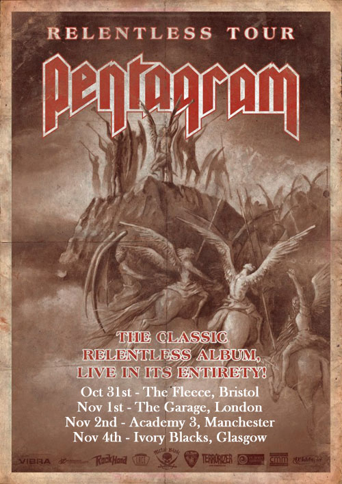 Pentagram Relentless UK Tour 2012