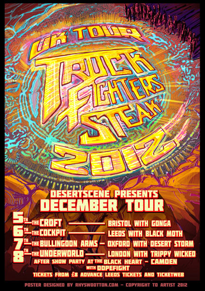 TruckFighters/Steak - UK Tour 2012