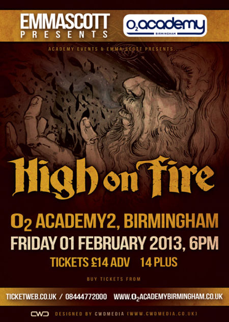 High On Fire @ Academy2, Birmingham