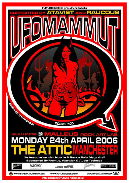Ufomammut / Atavist / Raucous - Manchester 24/04/06