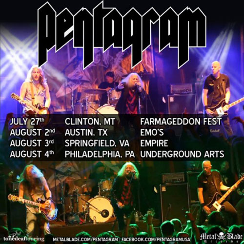 Pentagram - US Tour 2013