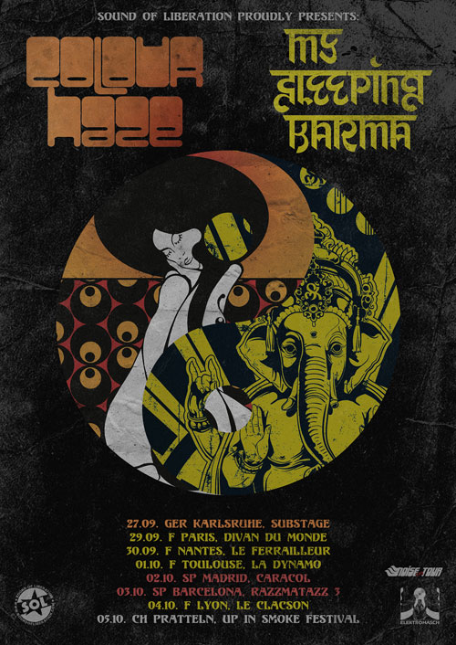Colour Haze & My Sleeping Karma - Euro Tour 2013