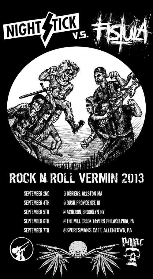 Nightstick / Fistula - Rock ‘N’ Roll Vermin Tour 2013