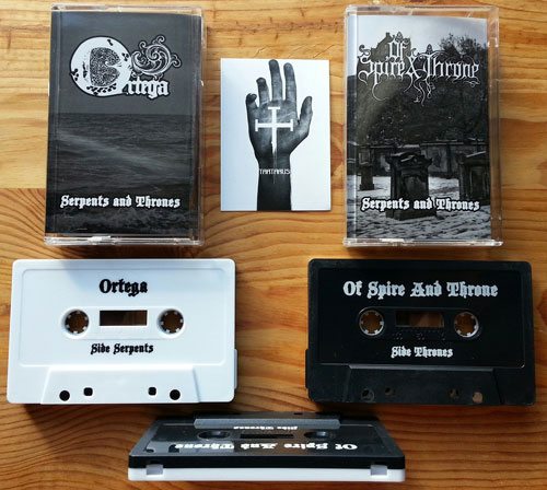 Ortega / Of Spire & Throne 'Serpents And Thrones' Split Cassette