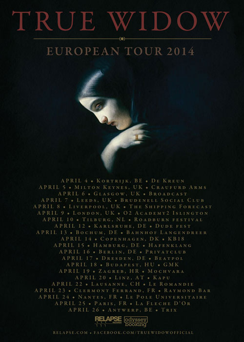 True Widow - Euro Tour 2014