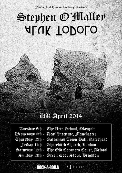Stephen O'Malley And Aluk Todolo - UK Tour 2014
