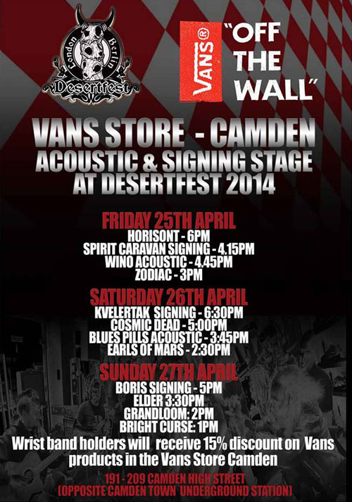 Desertfest London - 2014 Vans Stage