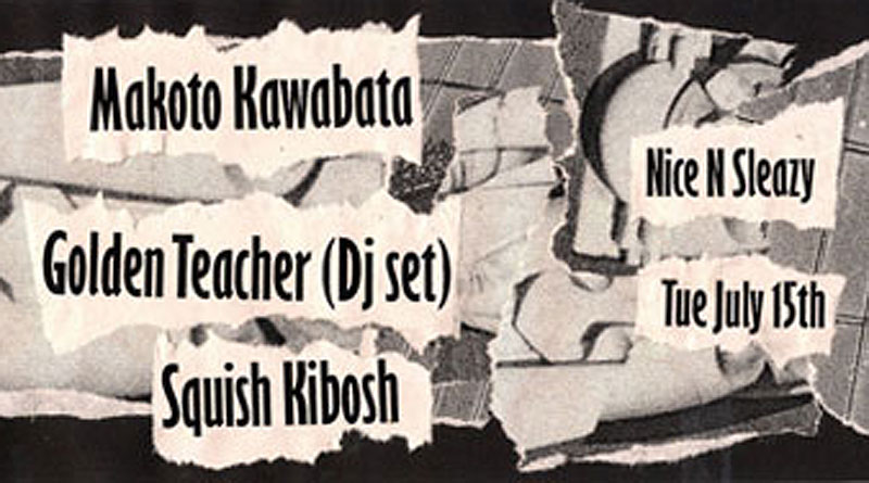 Kawabata Makoto @ Nice ‘N’ Sleazy, Glasgow 15/07/2014