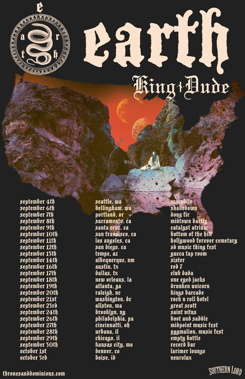Earth / King Dude - US Tour 2014