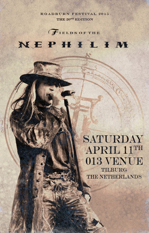 Roadburn 2015 - Fields Of The Nephilim - Saturday