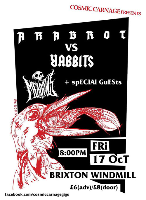 Årabrot / Rabbits / Meadows @ Windmill, Brixton 17/10/2014