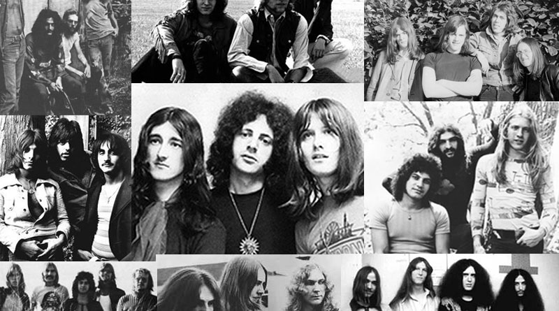 70s Proto-Metal Collage
