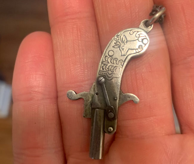 Richard's Grandfathers War Memorabilia - Pistol Pin