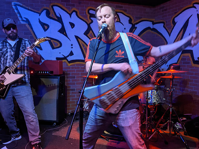 Mass Driver @ Brickyard Bar And Grill, Knoxville, 16th March 2022 – Photo by Greg Glessing