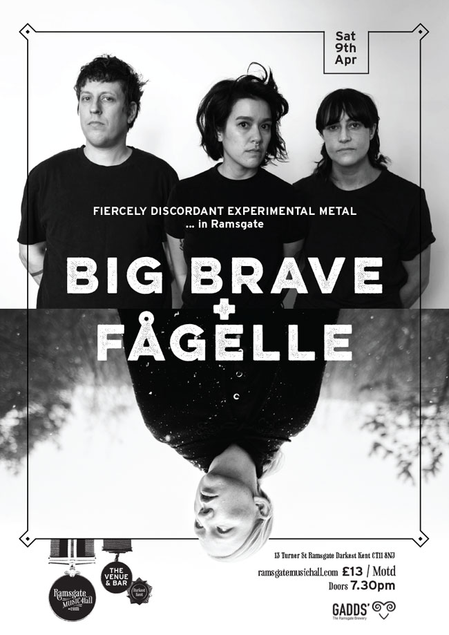 BIG l BRAVE / Fagelle @ Ramsgate Music Hall, 9th April 2022