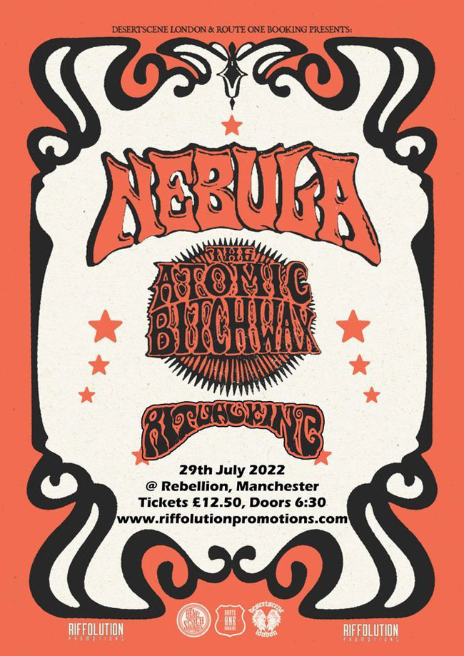Nebula, The Atomic Bitchwax, Ritual King @ Rebellion, Manchester, 29th July 2022