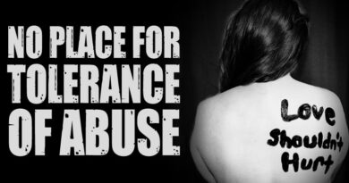 No Place For Tolerance Of Abuse