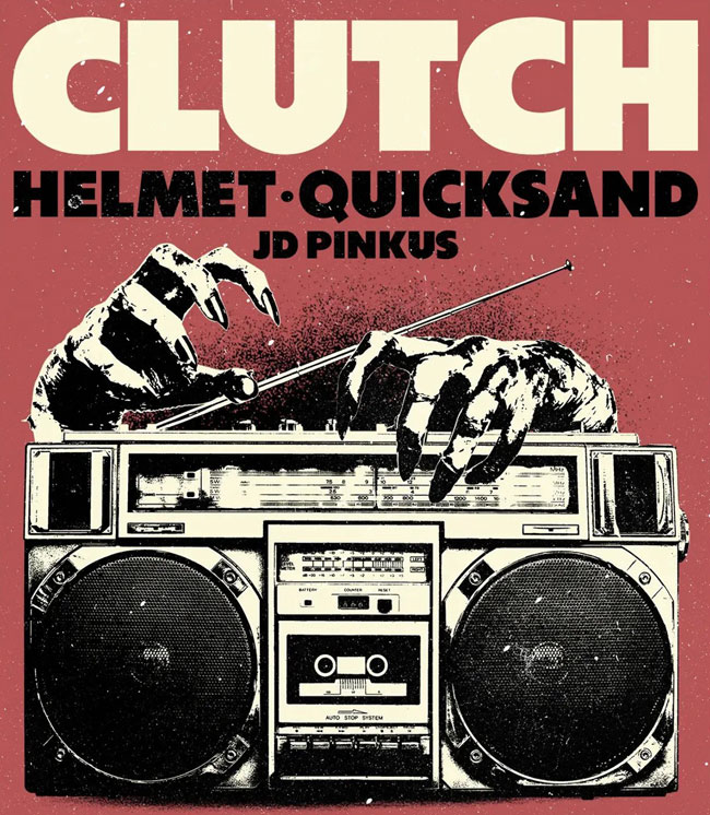 Clutch / Quicksand / Helmet / JD Pinkus @ Regent Theater, Los Angeles, 5th October 2022