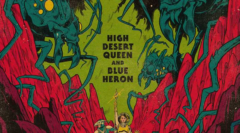 High Desert Queen & Blue Heron 'Turned To Stone Chapter 8: The Wake' Artwork