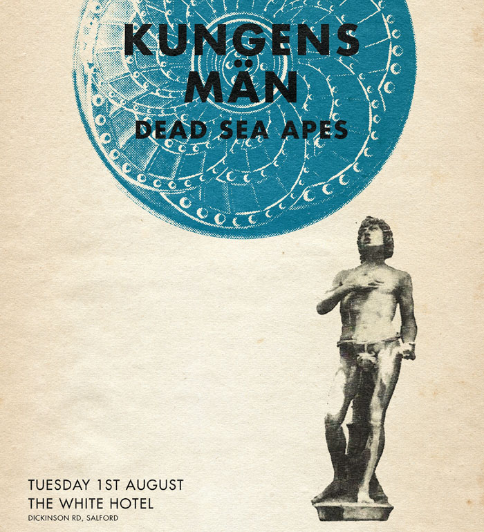 Kungens Män & Dead Sea Apes @ The White Hotel, Salford, 1st August 2023