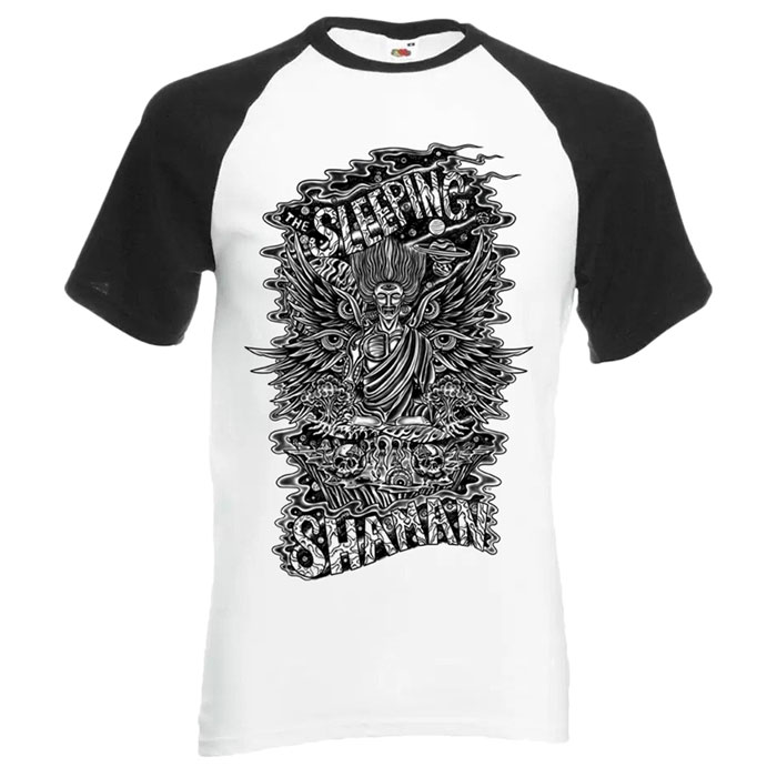 The Sleeping Shaman Baseball T-Shirt - Mroc71 Design