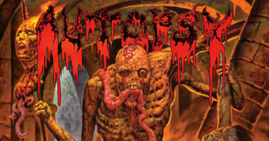 Autopsy 'Ashes, Organs, Blood And Crypts' Artwork