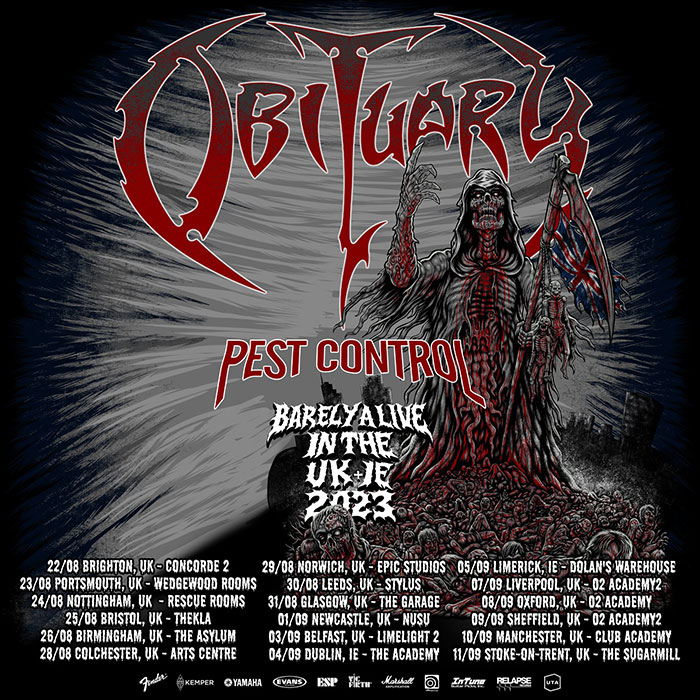 Obituary & Pest Control UK + IRE Tour 2023