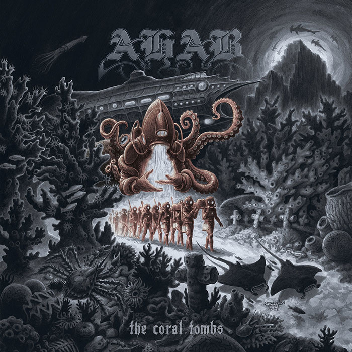 Ahab 'The Coral Tombs' Artwork