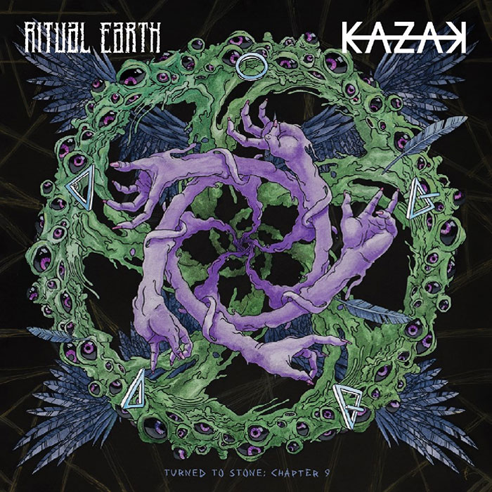 Ritual Earth & Kazak ‘Turned To Stone Chapter 9' Artwork