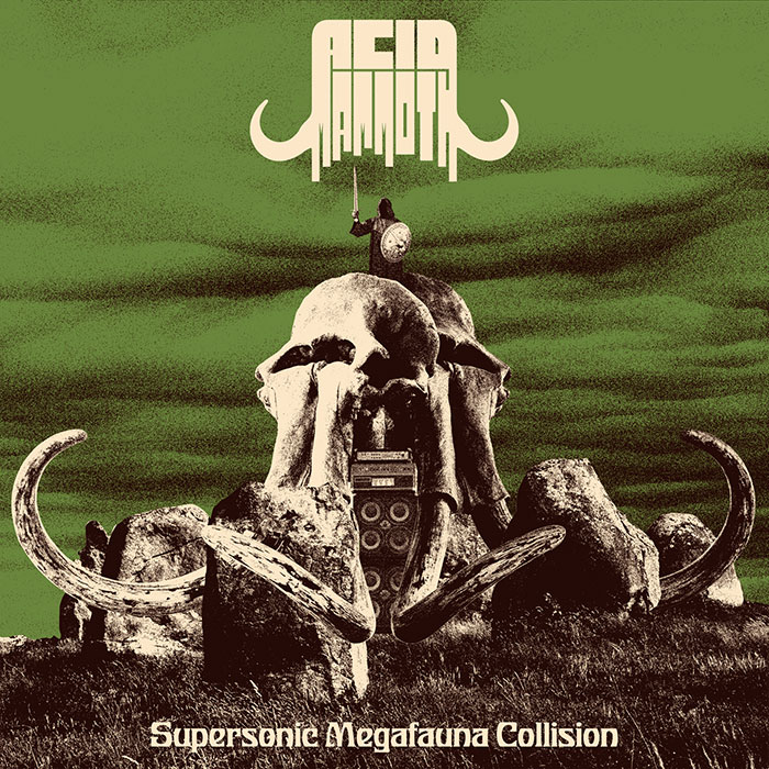 Acid Mammoth 'Supersonic Megafauna Collision' Artwork