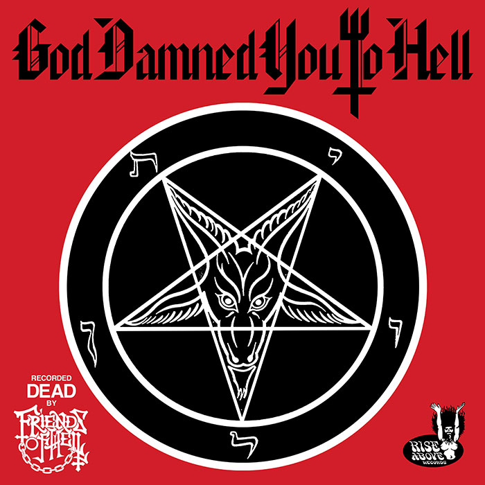 Friends Of Hell 'God Damned You To Hell' Artwork