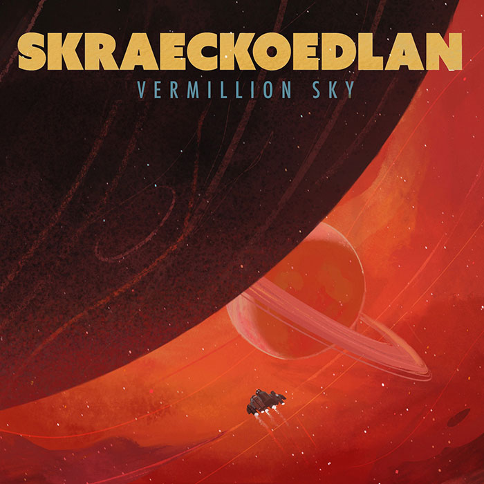 Skraeckoedlan 'Vermillion Sky' Artwork